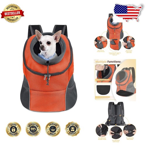 Bequemer großer Hundetragerucksack mit Sicherheitsfunktionen - ergonomisches Design