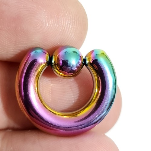 Anillo de bola cautiva CBR Prince Albert piercing en el pezón calibre 2 (6 mm... - Imagen 9 de 20
