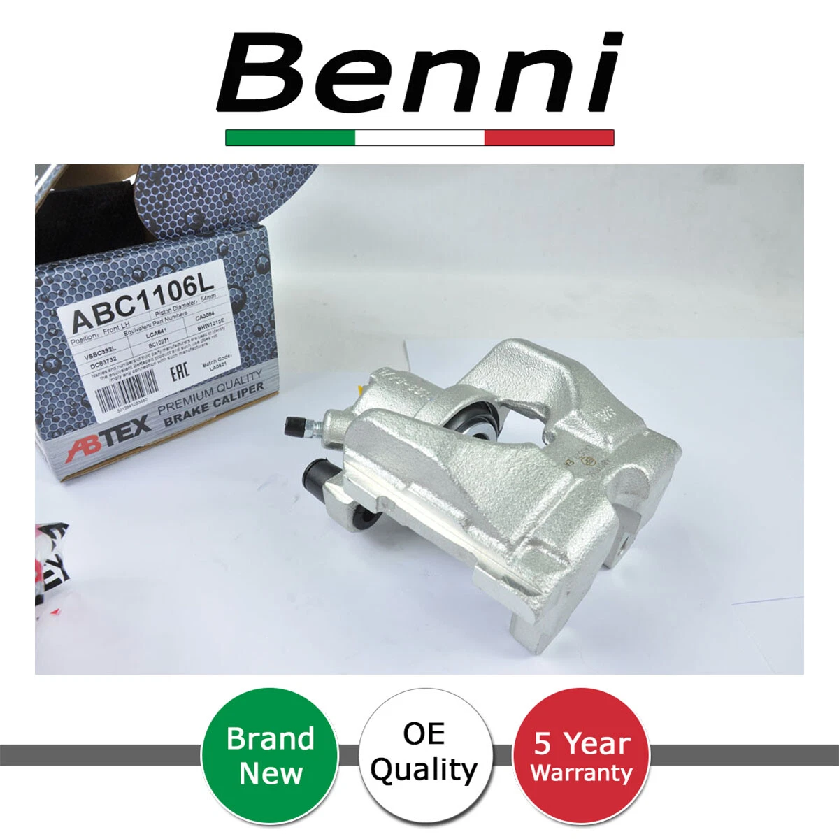 Fits BMW 3 Series 1 1.8 2.0 D 3.0 Benni Front Left Brake Caliper 