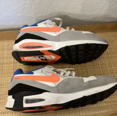air max 90 white photo blue total orange
