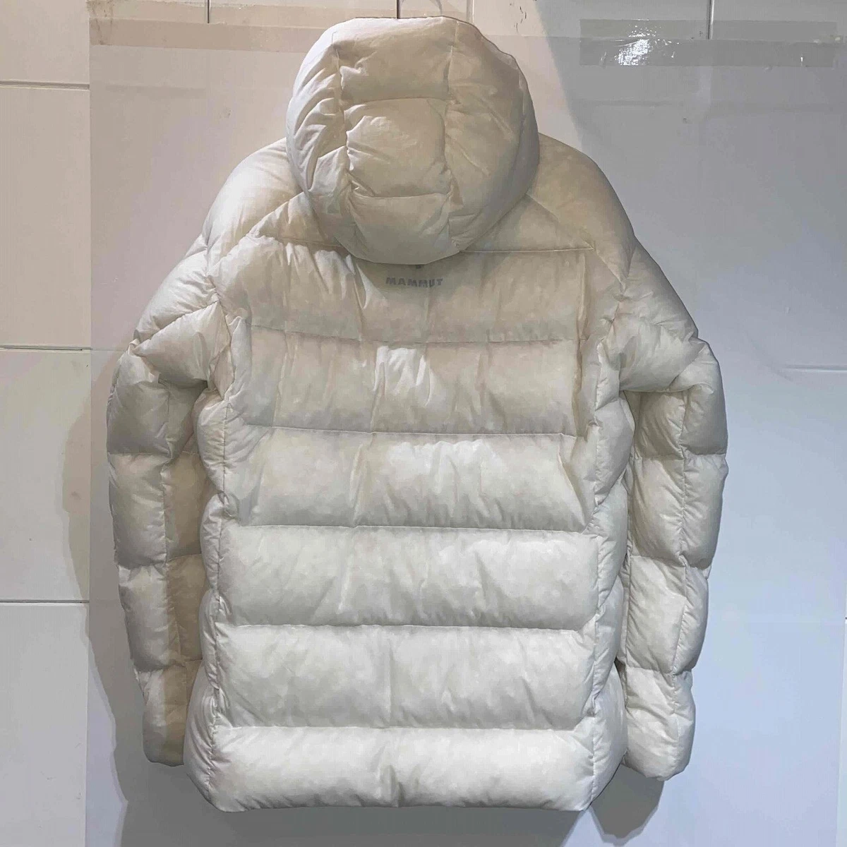 Men's Mammut Meron In Hooded Jacket Af Size S Down White | eBay