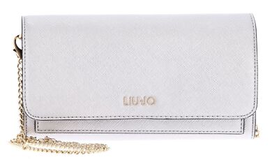 LIU JO Caliwen Bifold Wallet XL Geldbörse Silver silberfarben Neu