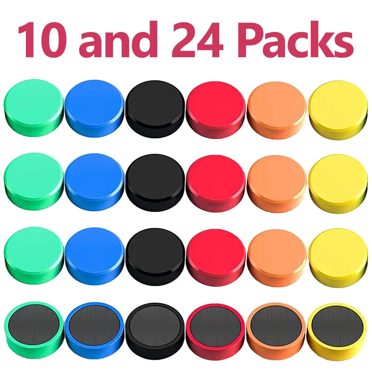 70-Piece Rectangle Refrigerator Magnets - 10x5x2mm Small Strong Magnets For Crafts, Science, Organization