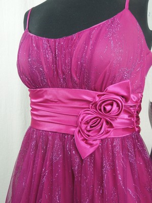 fuschia purple dress