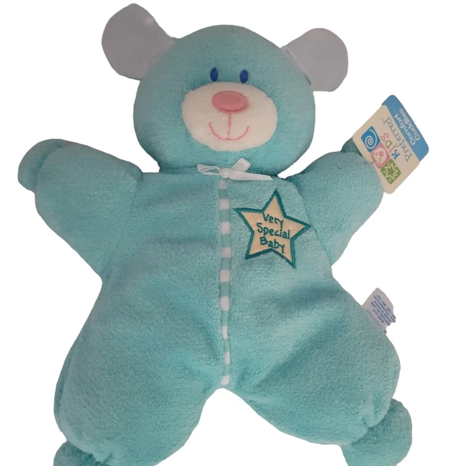New Kids Preferred Plush Terry Cloth Blue Star Very Special Baby Lovey - Image 2 of 4