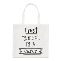 Trust Me I'm A Carer Regular Tragetasche Lustig Beste Lieblings Schulter