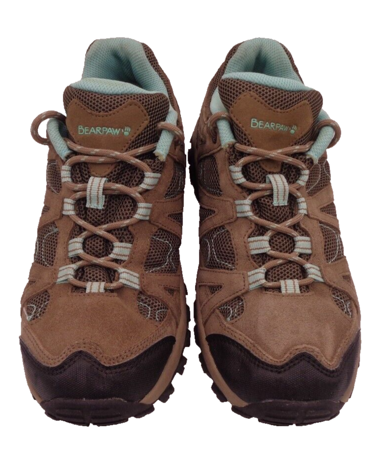 BEARPAW Olympus Hiking Shoes Women's Size 10 Cow Suede Trail Walkers-image