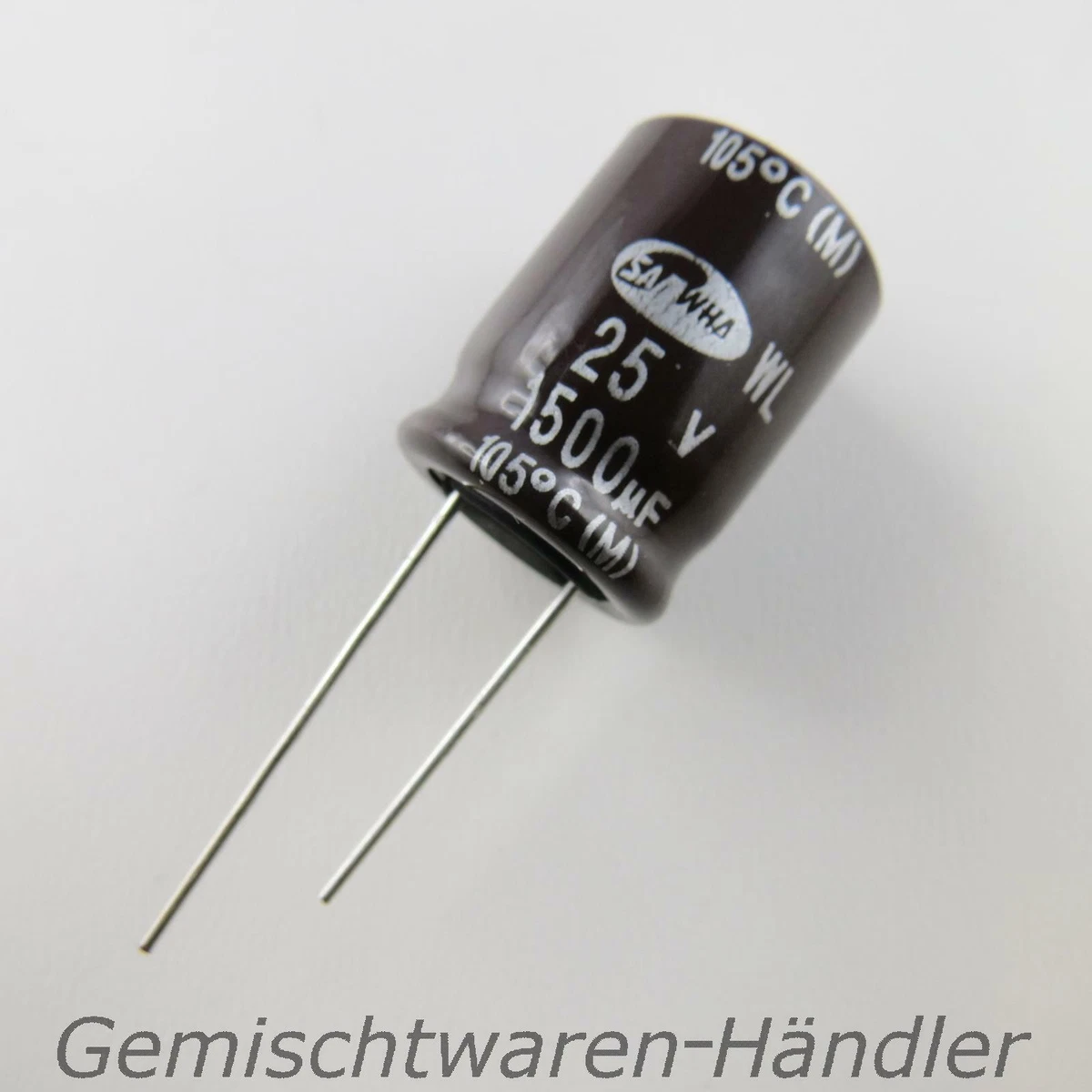 Set 5 X 1000uf 25v Set 5X Kondensator Chemische 1000µF 1000uF 25V Radial 105 ° E - Foto 4