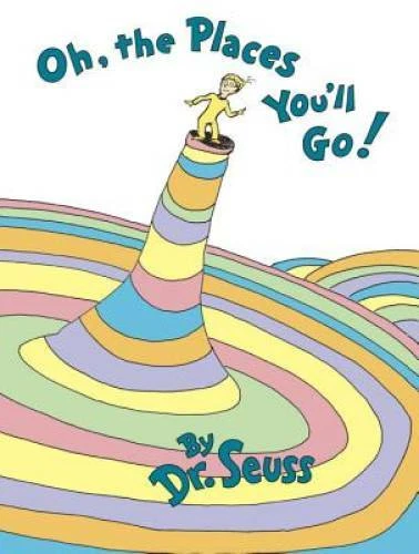 Oh, The Places You'll Go! - Hardcover By Seuss, Dr. - VERY GOOD