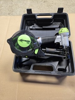 Stinger CS58 Pneumatic Cap Stapler with Case With 19 Rolls Of Green Caps