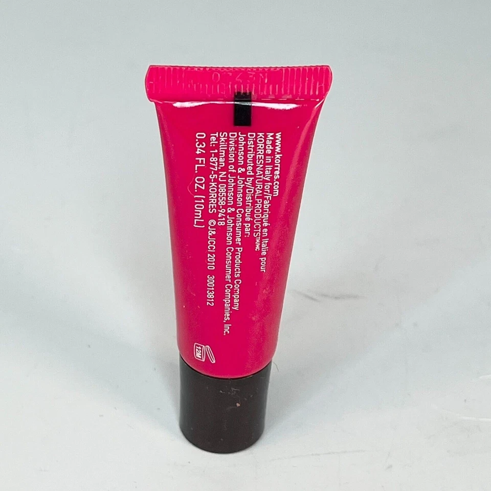 Korres Lip Butter Glaze Moisturizing Vibrant Color Quince Red .34 fl oz 10ml New - Image 3 of 4