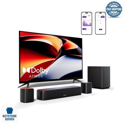 Aura A50 Pro 5.1Ch Dolby Atmos Sound Bar with Subwoofer & App Control