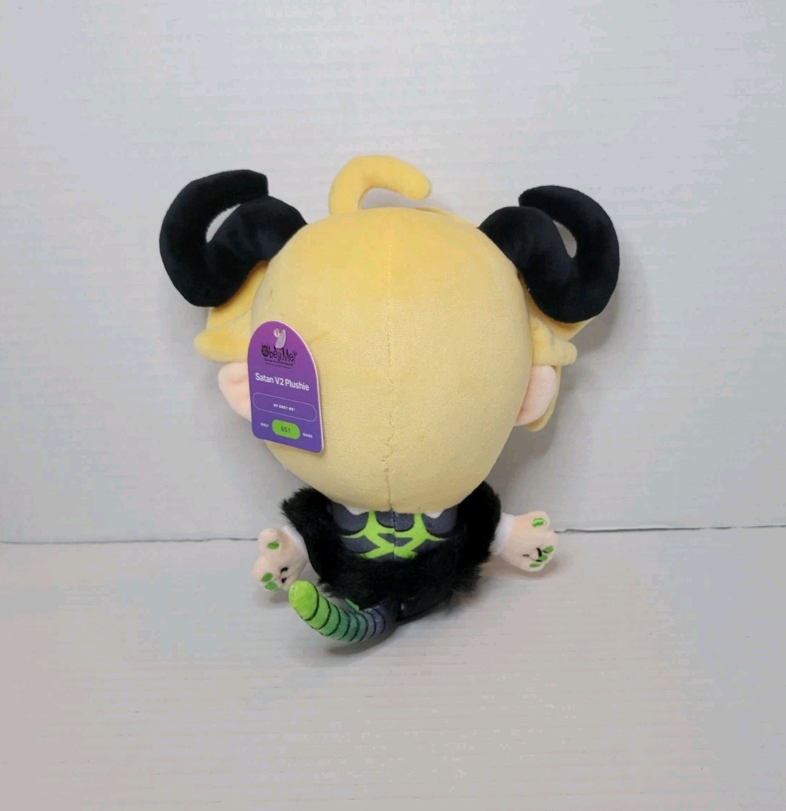 Makeship Satan V2 Plushie By Obey Me! Anime Otome Sim Video Game