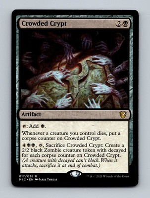 Crowded Crypt Commander: Innistrad: Midnight Hunt Non-Foil MTG LP