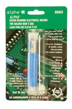 Alpha AM59303 Lead-Free Silver Bearing Flux Core Solder 0.50 oz.