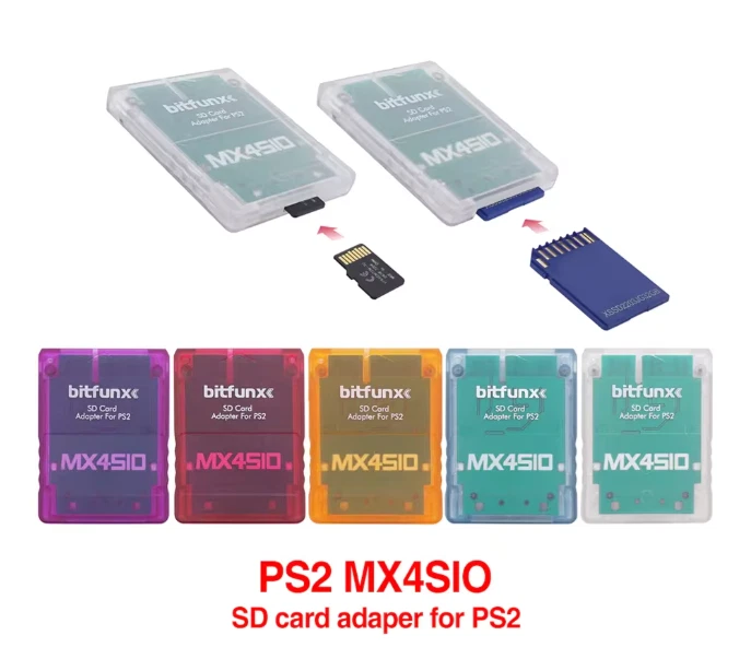 MX4SIO SIO2SD SD/MicroSD Card Adapter for PS2 Slim/Fat | 5 Colors Choose | FJS - Image 2 of 4