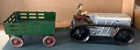 VINTAGE MARX METAL TRACTOR WIND UP TOY WITH RUBBER WHEELS
