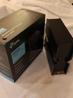 TP-Link BE9300 Tri-Band WiFi7 Router Archer BE550 6-Stream 9.2Gbps Black