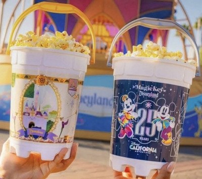 Disneyland 70th/ CA Adventure 25th Magic Key Popcorn Buckets 2026