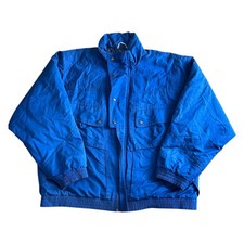 Story Ski Jacket 90s Retro Outdoor Snowboarding Clima Guard Blue Mens Large