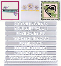 3D Backgrounds Metal Cutting Die for Scrapbooking, New Cutting Dies DIY Album Ca