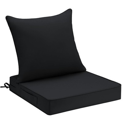 UNIKOME 24''x24''x4'' Outdoor Chair Cushions Set - Waterproof Patio Cushions for...