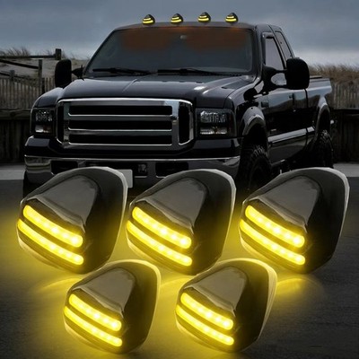 LED Cab Roof Marker Running Lights For 1999-2016 Ford F250 F350 F450 Super Duty