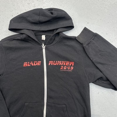 Blade Runner 2099 Hoodie Men Medium Black Full Zip 2017 Ryan Gosling Movie Promo