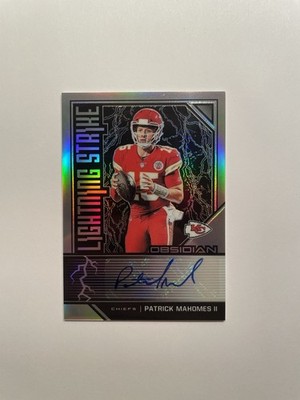 2019 Panini Obsidian - Patrick Mahomes II - Lighting Strike Auto #/25