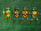 VTG Teenage Mutant Ninja Turtles Giant 13”, All 4, Original 1989 Playmates Toys