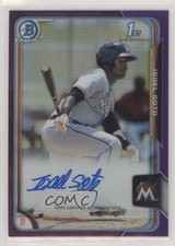 2015 Bowman Chrome Prospects Purple Refractor /250 Isael Soto #BCAP-IS Auto z4k