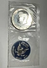 1965 Kennedy Proof Like Half Dollar 40% Silver from Mint Set in Mint Cello Gem