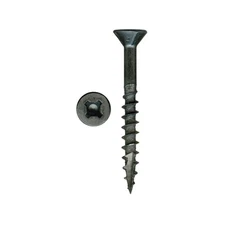 Highpoint 8 x 1-1/2  General Purpose Screws Flat Combo Drive Blk Oxide 100 pc