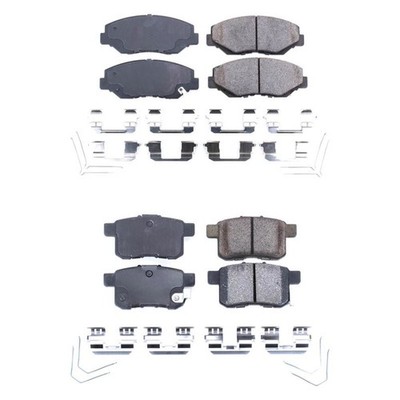 For Honda Accord 11-17 Disc Brake Pad Set Z17 Evolution Plus Ceramic Front &