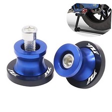 Motorcycle Swing Arm Sliders Spools 2pcs 6MM CNC Swing Arm Stand Screw for Blue