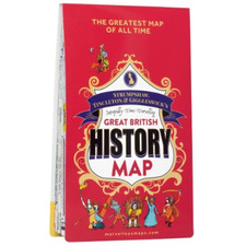Great British History Map Historical Map & Guide Marvellous Maps History G