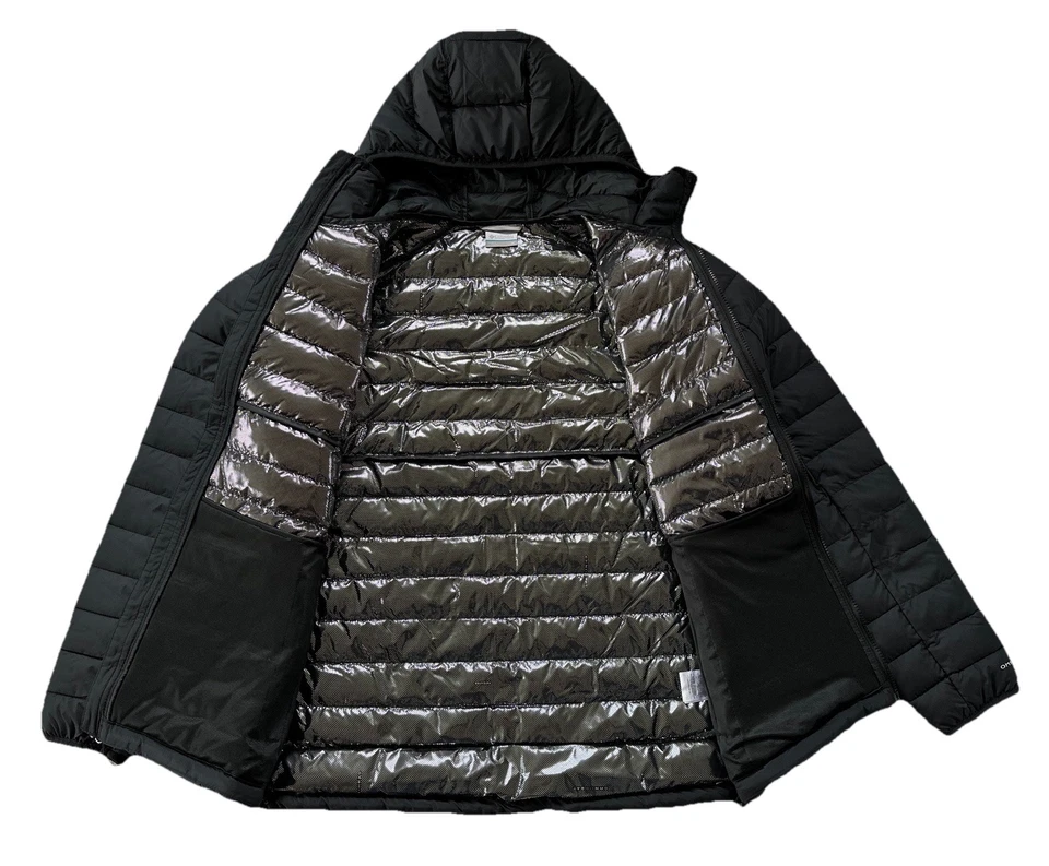 Columbia Men's White Out 1.0 FS Hooded Omni-Heat Down Jacket - Image 3 of 4