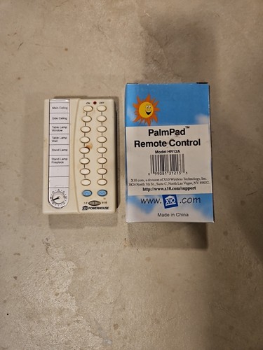 Control 16 X-10 Lights & Appliances with a X10 Palm Pad Remote Control ...