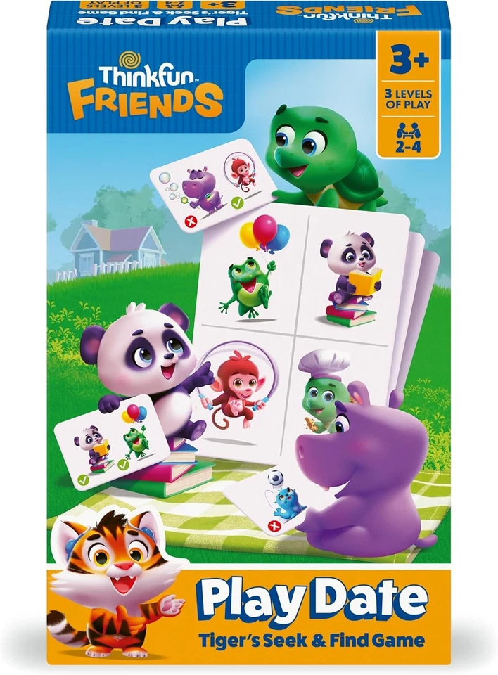 ThinkFun Friends Play Date Game - Boys Girls Age 3 Years Up - Educational Toddle - Imagen 3 de 4