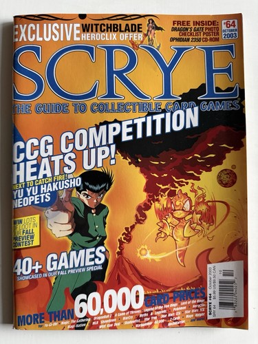 SCRYE Magazine #64 October 2003 Collectible Card Games Magic Yu-Gi-Oh! TCG