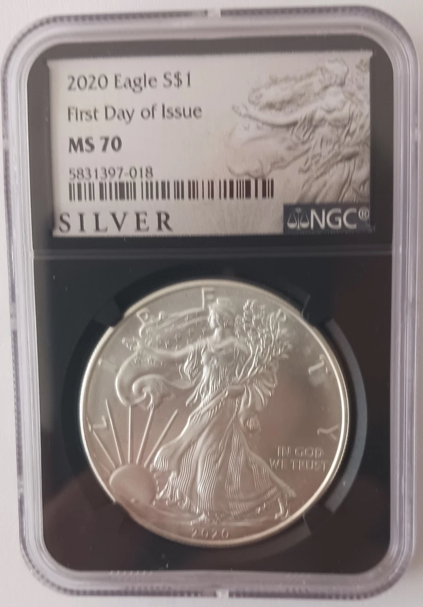 American Eagle MS 70 Graded 2020 Silver Bullion Coins for sale | eBay