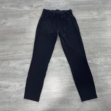 Lululemon On The Fly Pant Woven Active Jogger Black Women's Size 2 Comfort