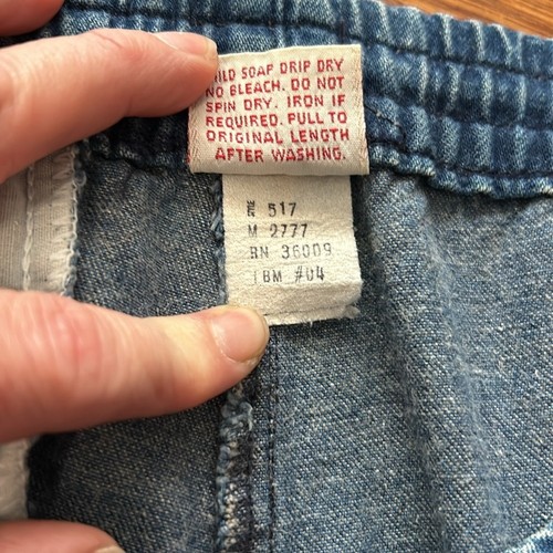Raro jeans vintage Calvin Klein fine anni 70 primi anni 80 made in USA denim pull on 33 - Foto 6 di 9