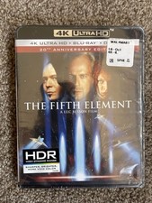 THE FIFTH ELEMENT 4K ULTRA HD BLU-RAY DIGITAL HD 20TH ANNIVERSARY HDR SEALED 