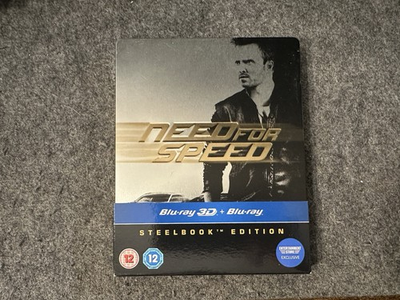 #ad Need For Speed Blu Ray Steelbook Debossed $34.99