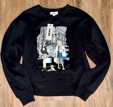 DKNY Black Graphic Crewneck Sweatshirt   Women  s   New With Tags