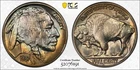 1937-D Buffalo Nickel PCGS MS66+ - Stunning Rainbow Toning.
