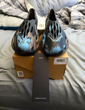 adidas Yeezy Foam Runner MX Marbled Black Blue Gray Slip-On Clog Men 11