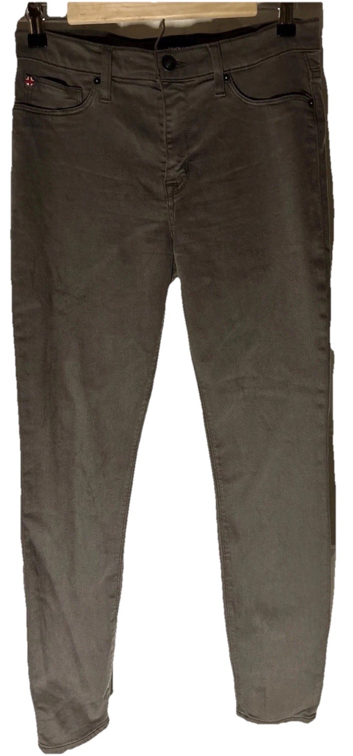 Hudson Natalie Super Skinny Ankle Jeans Women’s Size 29 X 28.5 Gray Stretch NWOT
