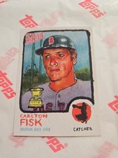 Carlton Fisk 2025 Topps Shoebox Treasures Andy Friedman #53 Stamp /99